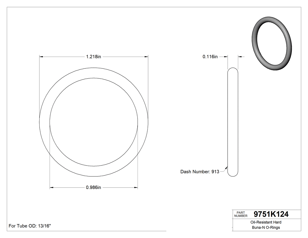 Technical drawing - 9751K124